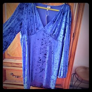 Super cute Asos velvet shift dress